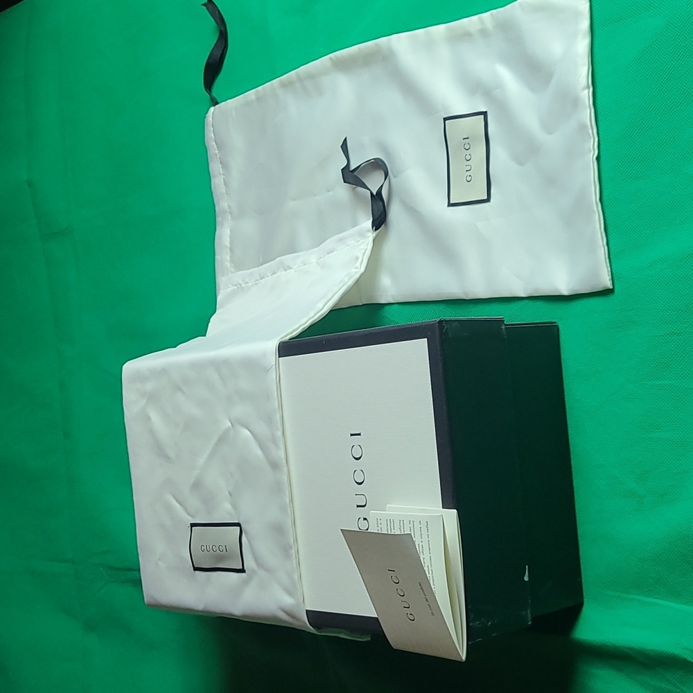 Gucci Shoe Box and Dust Cover